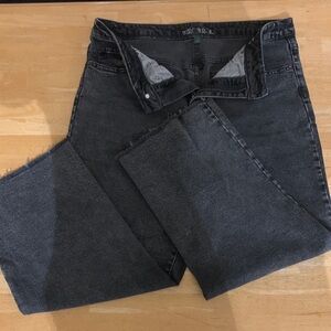 Wild Fable High Rise Skater Size 12 Charcoal Cropped Jeans